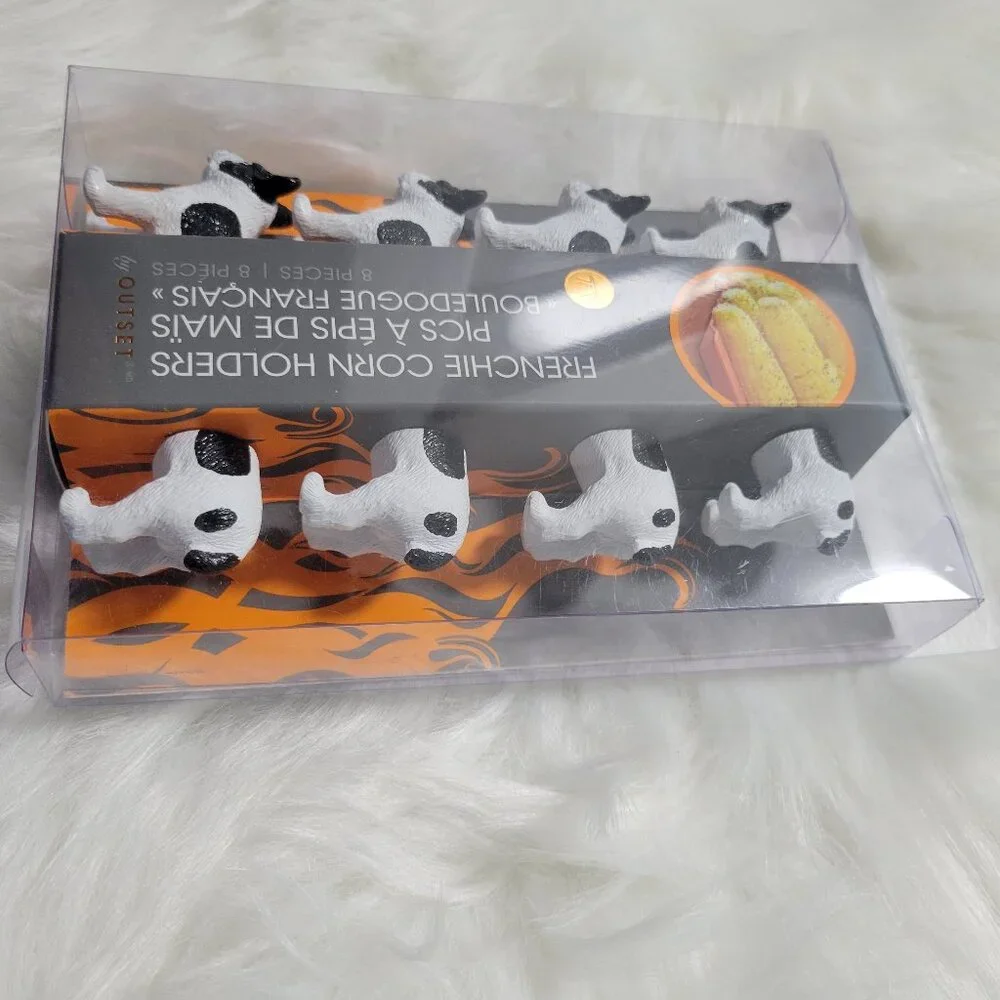 French Bulldog Corn Holder Set